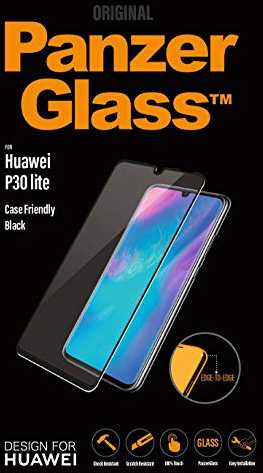 Panzer Glass PanzerGlass Huawei, P30 lite, Glass, Juodas, Case Friendly