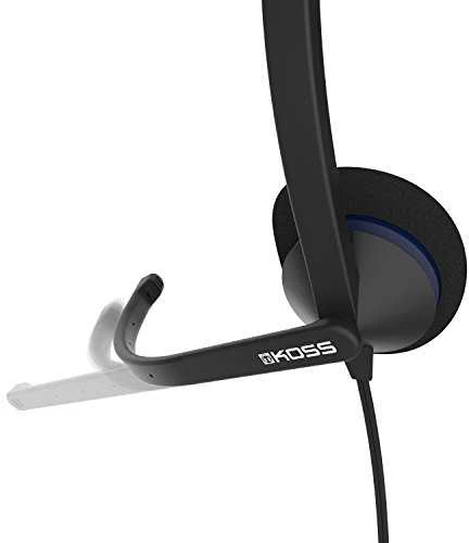 Koss | Ausinės | CS200 USB | su laidu | Ant ausų uždedamos | Mikrofonas | Juodas