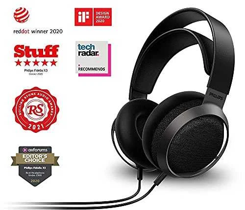 Philips Fidelio X3/00 su laidu over-ear open-back ausinės