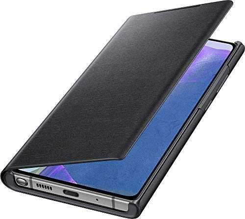 Dėklas NN980PBE LED vaizdo dangtelis, skirtas Samsung Galaxy Note 20 / Note 20 5G (Juodas)