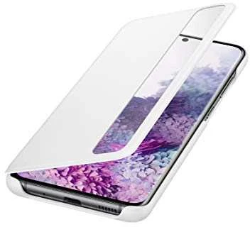 Dėklas ZG980CWE Aiškaus vaizdo dangtelis, skirtas Samsung Galaxy S20 (Baltas)
