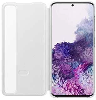 Dėklas ZG980CWE Aiškaus vaizdo dangtelis, skirtas Samsung Galaxy S20 (Baltas)