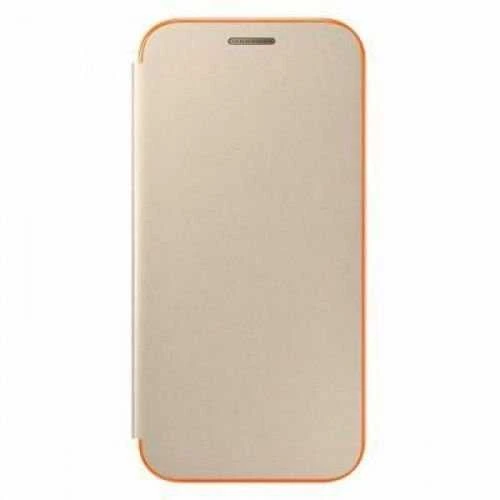 Dėklas Atverčiamas dangtelis Neoninis, skirtas Samsung Galaxy A3 A320 (auksinis)