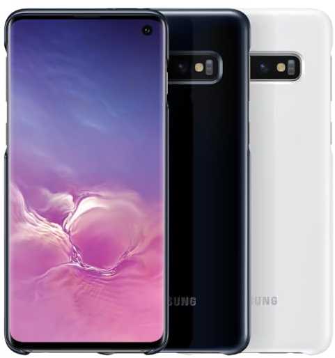 Samsung KG973CBE NFC powered LED dėkliukas skirtas Galaxy S10 (Juodas)
