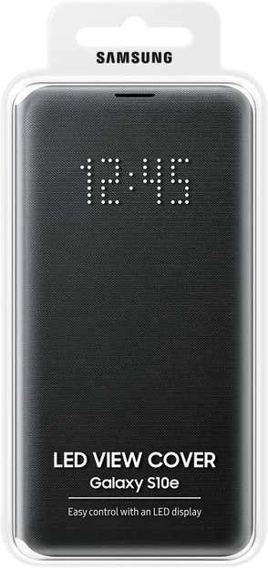 Samsung NG970PBE LED View dėklas skirtas Galaxy S10e (Juodas)
