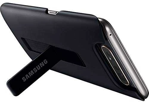 Samsung Galaxy A80 dėkliukas su stovu (Juodas) PA805CBE 