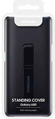 Samsung Galaxy A80 dėkliukas su stovu (Juodas) PA805CBE 