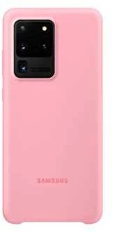 Dėklas Samsung Galaxy S20 Ultra Silikoninė Nugarėlė Rožinė