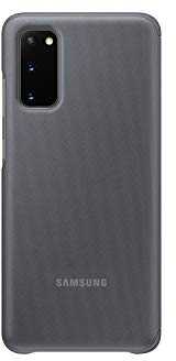 Samsung Galaxy S20 Clear View Atverčiamas Dėklas Pilkas
