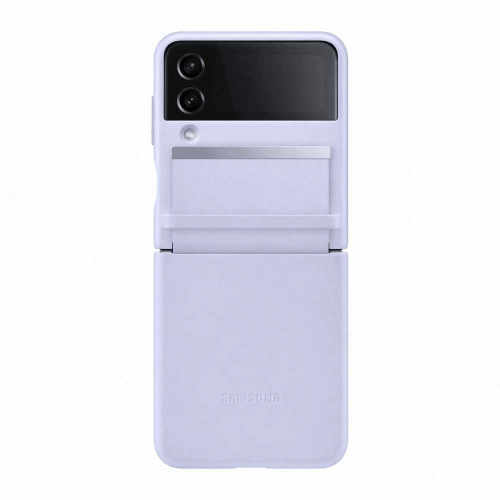 Dėklas VF721LLE Flap Leather Cover for Samsung Galaxy Flip 4, Serenity Violetinė (Serenity Violetinė)