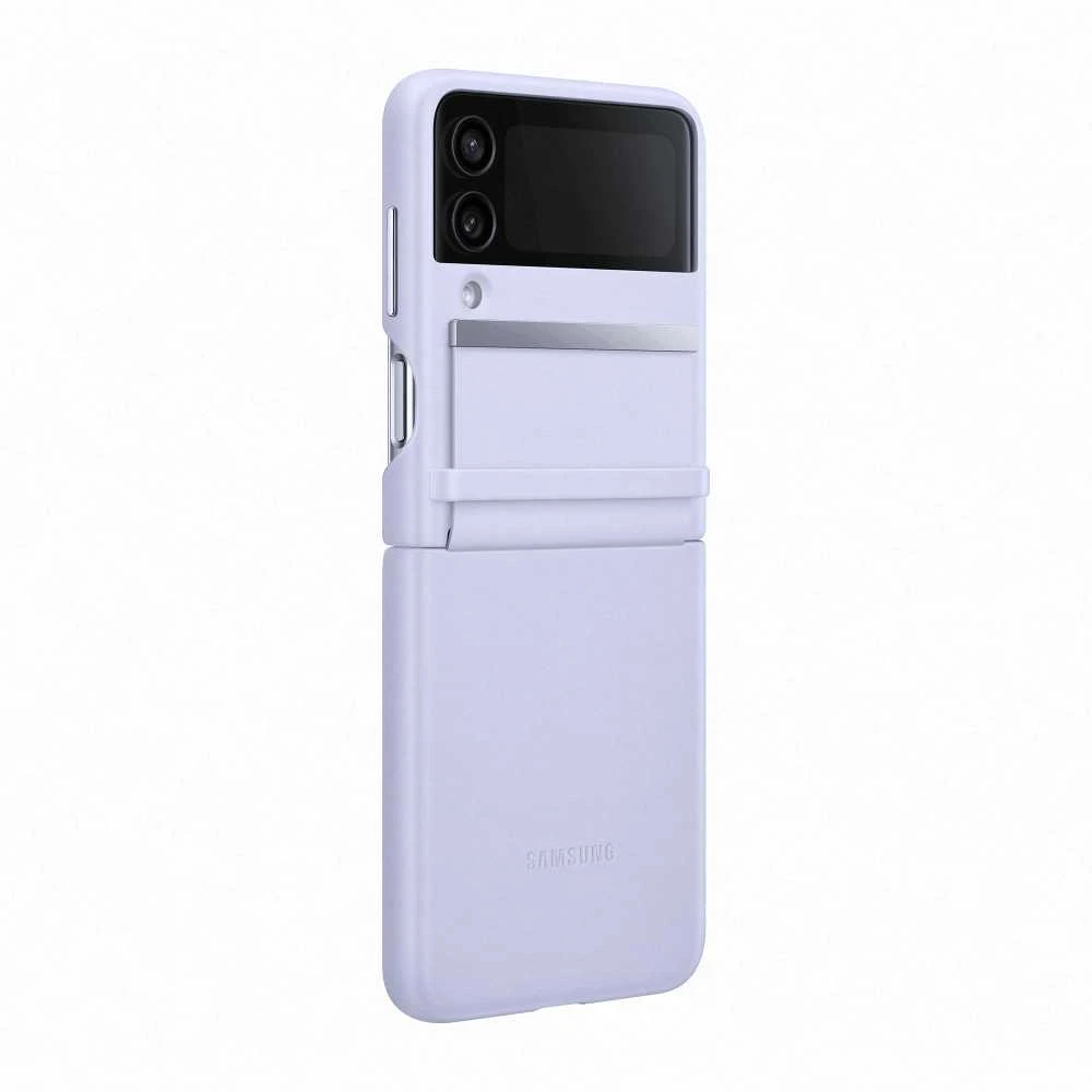 Dėklas VF721LLE Flap Leather Cover for Samsung Galaxy Flip 4, Serenity Violetinė (Serenity Violetinė)