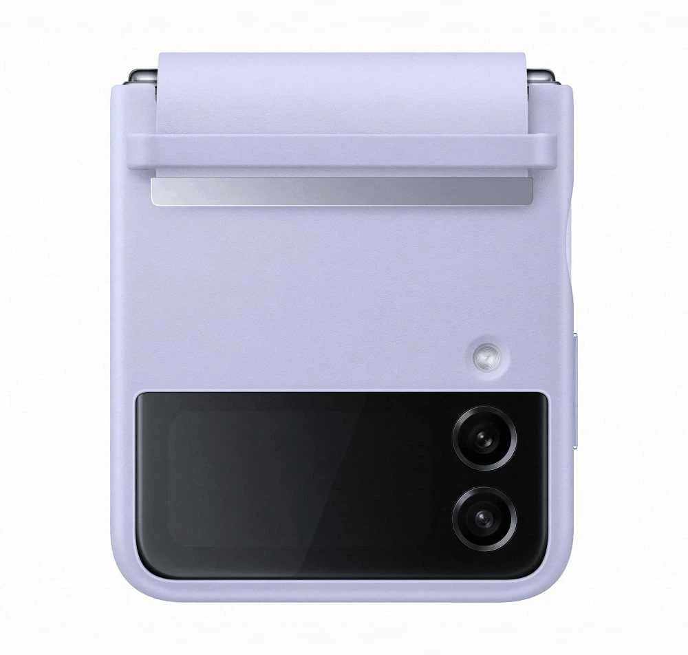 Dėklas VF721LLE Flap Leather Cover for Samsung Galaxy Flip 4, Serenity Violetinė (Serenity Violetinė)
