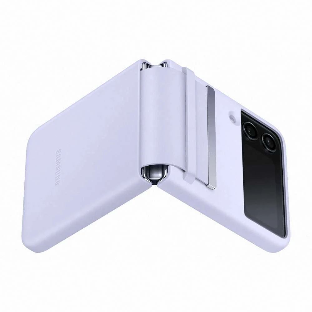 Dėklas VF721LLE Flap Leather Cover for Samsung Galaxy Flip 4, Serenity Violetinė (Serenity Violetinė)