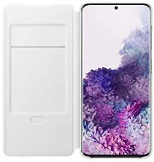 Dėklas NG985PWE LED vaizdo dangtelis, skirtas Samsung Galaxy S20 Plus (Baltas)