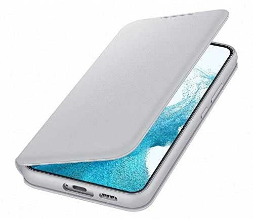 Dėklas "Samsung LED View" dangtelis "Galaxy S22 Plus" šviesiai pilkas EF-NS906PJEGEW