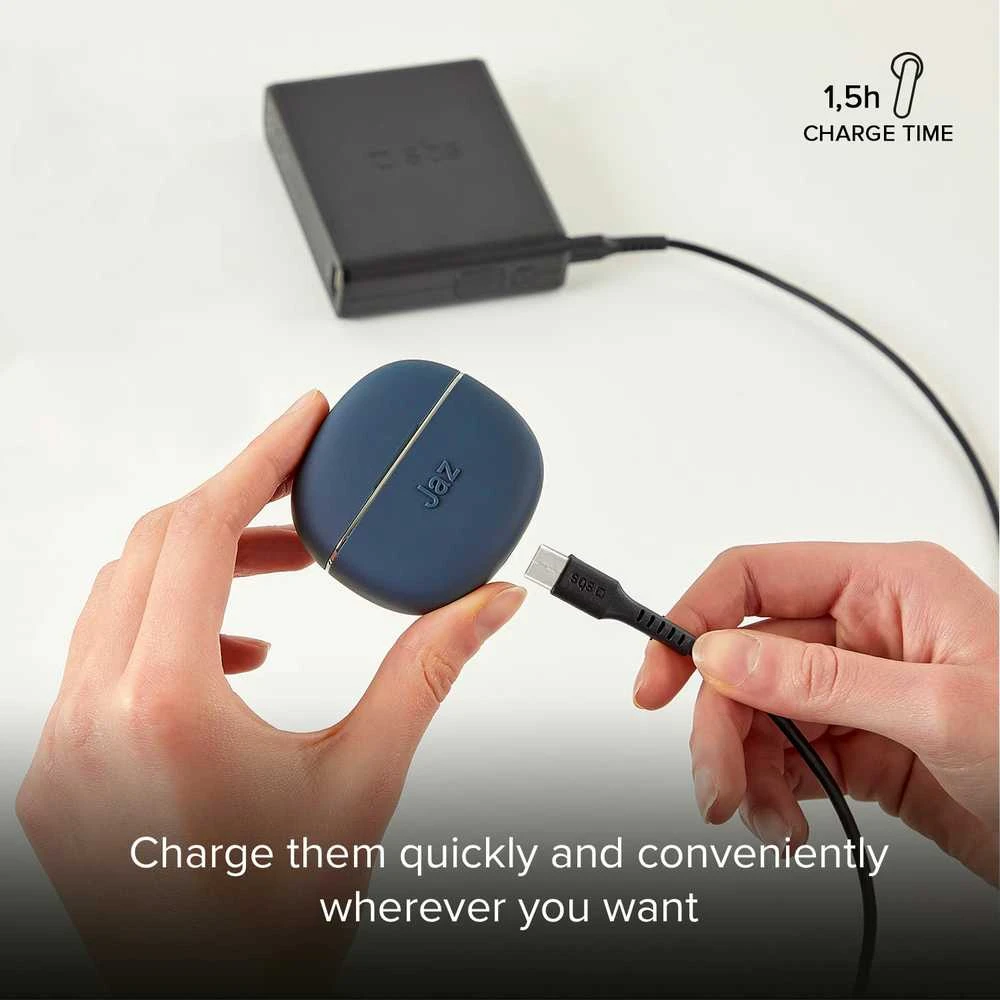 Ausinės SBS Bluetooth 5.0 Mėlyna