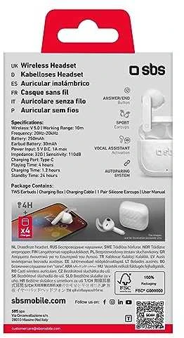 Ausinės SBS TWS Air Free