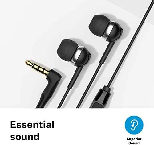 Sennheiser Ausinės CX 80S su laidu, į ausis įkišamos, Mikrofonas, Juodas