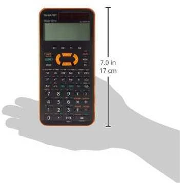 Skaičiuotuvas Sharp EL-W531XG, oranžinis