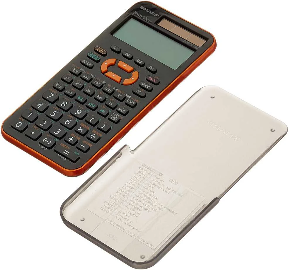 Skaičiuotuvas Sharp EL-W531XG, oranžinis