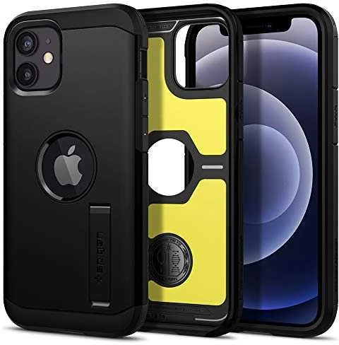 Dėklas Spigen ACS01753, skirtas iPhone 12 Mini, juodas