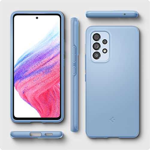 Dėklas Spigen Thin Fit, skirtas Galaxy A53 5G, mėlynas