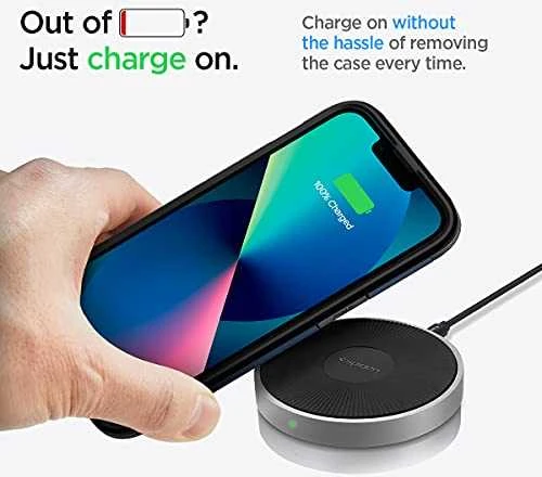 Dėklas Spigen Tough Armor, skirtas iPhone 13, mėlynas