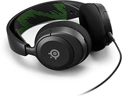 Ausinės žaidimams su mikrofonu SteelSeries Arctis Nova 1X Over-Ear, Juodos spalvos