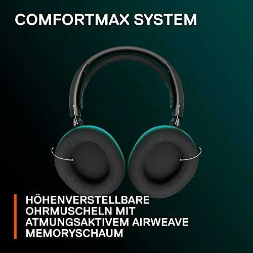 Belaidės žaidimų ausinės SteelSeries Arctis Nova 7, Juodos spalvos