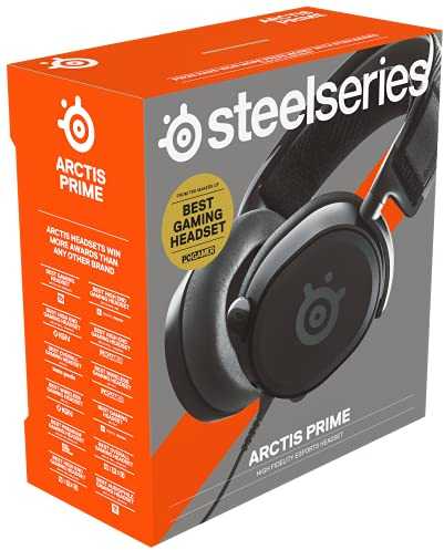 Žaidimų ausinės SteelSeries Arctis Prime, Juodos spalvos
