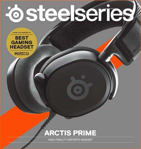 Žaidimų ausinės SteelSeries Arctis Prime, Juodos spalvos
