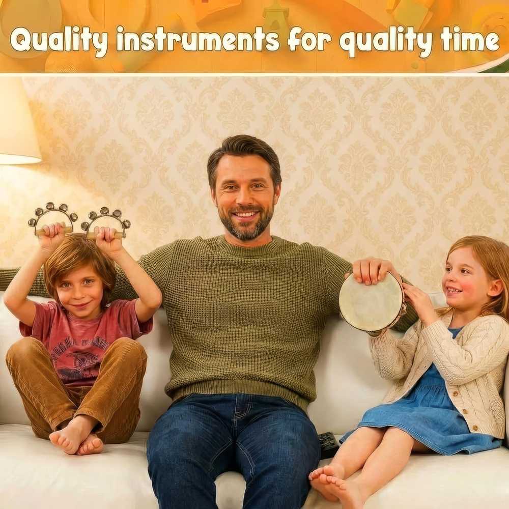 Stoie's muzikos instrumentai vaikams nuo 3 metų, mediniai montessori instrumentai, muzikos instrumentai vaikams, kūdikių toniniai medžiai, vaikiški instrumentai, būgnų muzikos žaislas