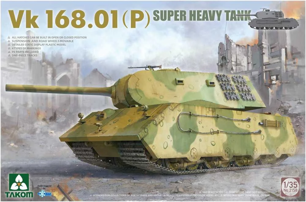 Surenkamas modelis Takom VK.168.01