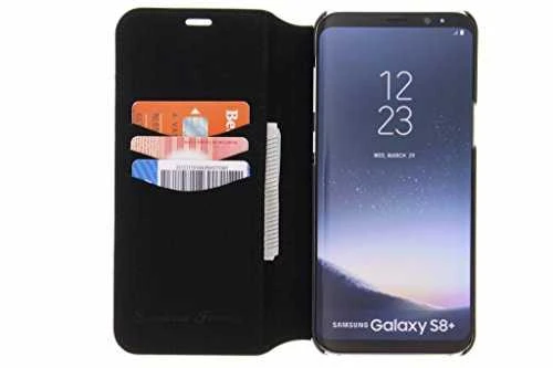 Telefono dėklas Ferrari FEHQUFLBKS8LBK S8 Plus G955