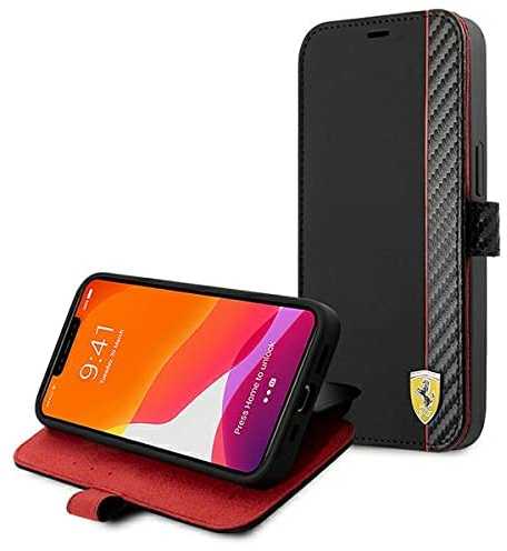 Ferrari Telefono dėklas iPhone 13 Pro, juodas