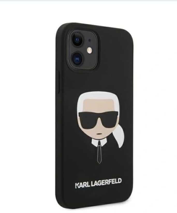 Telefono dėklas Karl Lagerfeld Liquid Silicone Karl Head Case, skirtas iPhone 13 mini