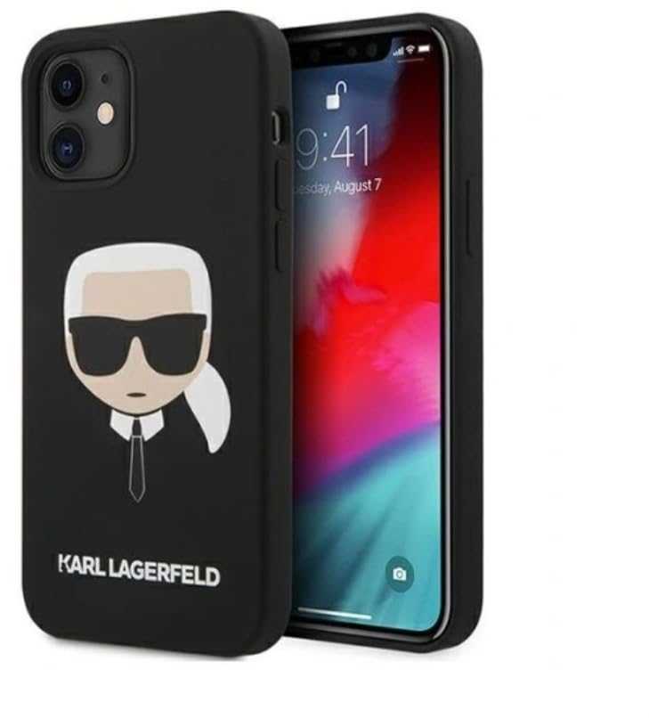 Telefono dėklas Karl Lagerfeld Liquid Silicone Karl Head Case, skirtas iPhone 13 mini