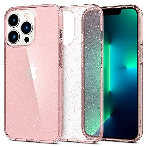 Spigen Telefono dėklas Liquid Cristal, skirtas iPhone 13 Pro, rožinis