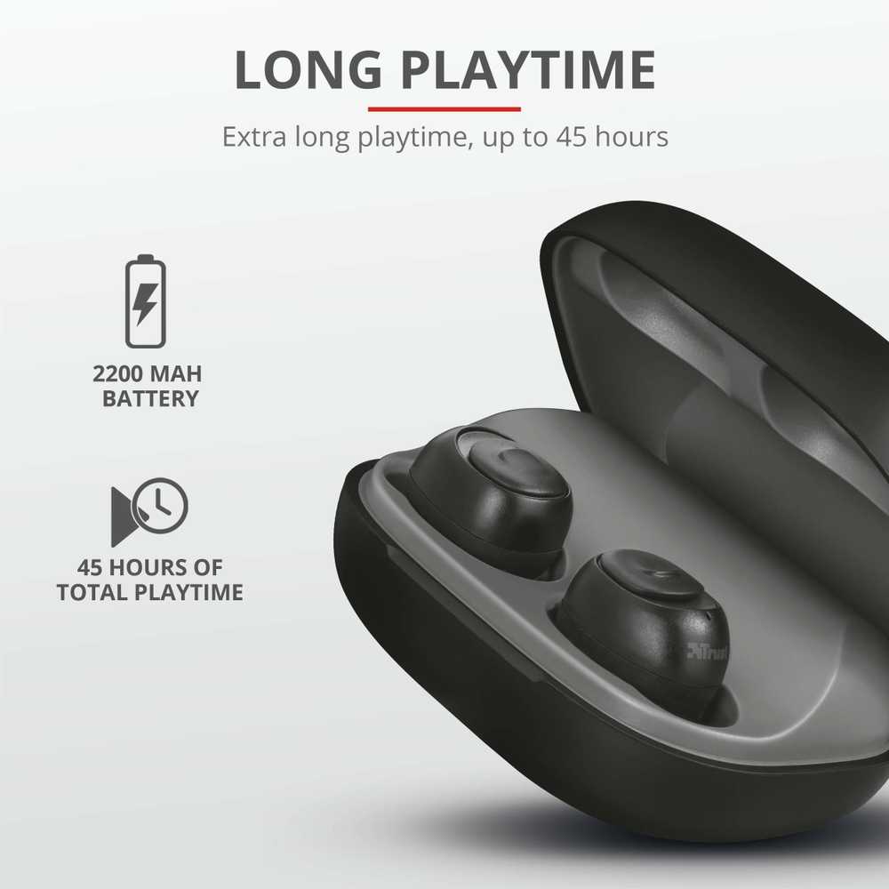 Belaidės TWS Ausinės Trust Duet XP Bluetooth, 23256