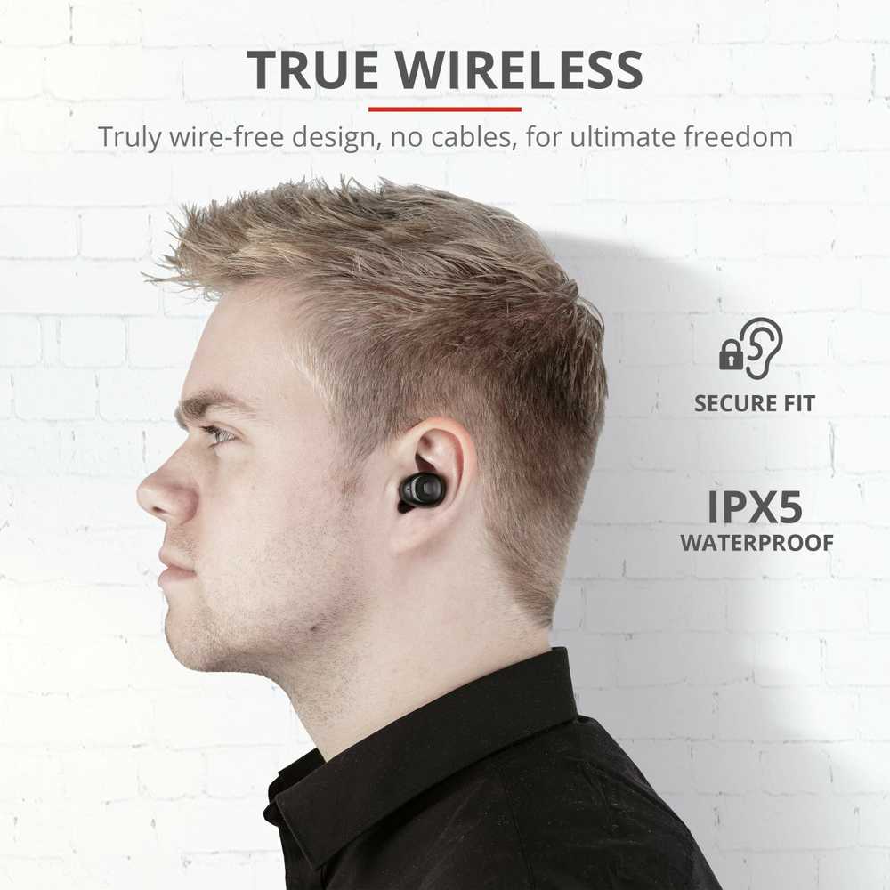 Belaidės TWS Ausinės Trust Duet XP Bluetooth, 23256