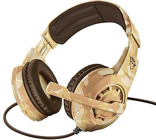 Žaidimų ausinės Trust GXT 310D Radius, Desert Camo, 22208