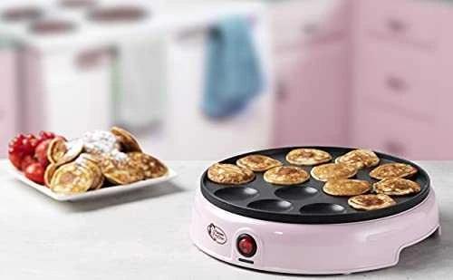 Bestron Mini Blynelių keptuvė, 800W, Rožinis