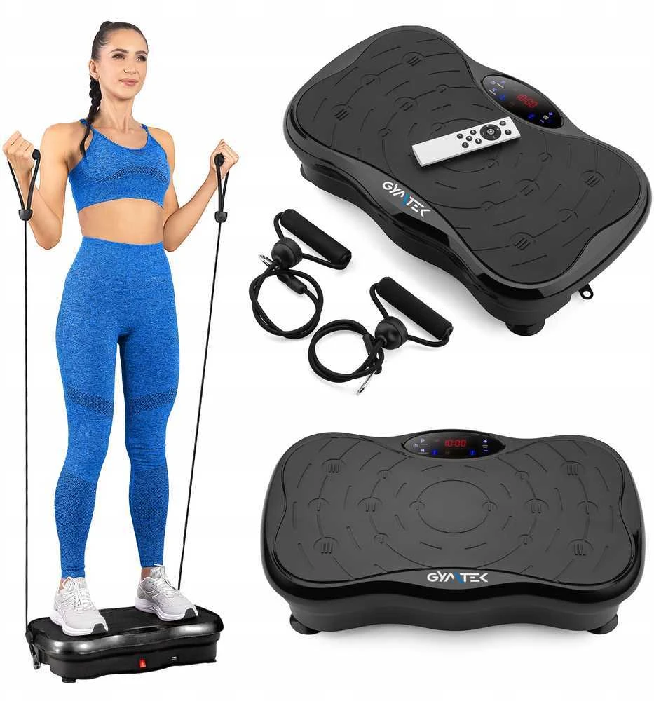 Vibruojanti platforma Gymtek Xp500, juoda