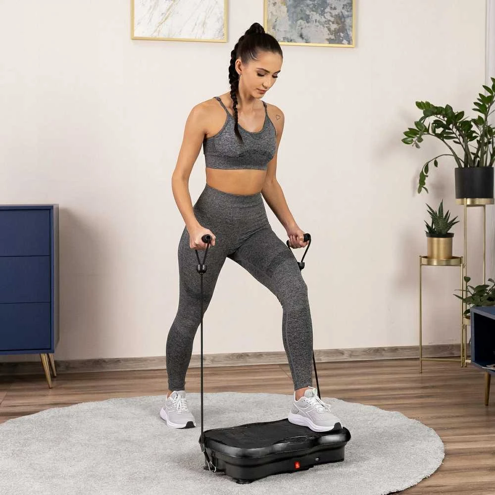 Vibruojanti platforma Gymtek Xp500, juoda