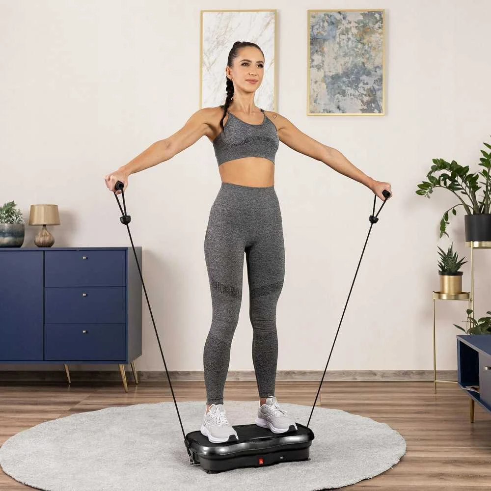 Vibruojanti platforma Gymtek Xp500, juoda