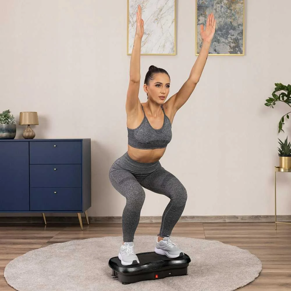 Vibruojanti platforma Gymtek Xp500, juoda