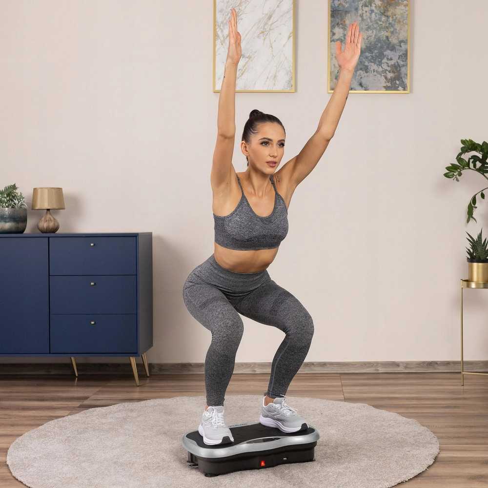 Vibruojanti platforma Gymtek Xp500, pilka