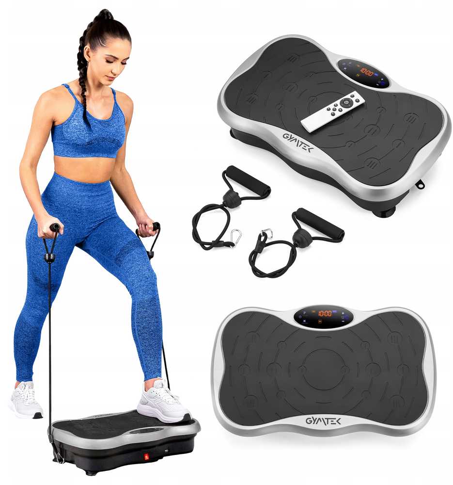 Vibruojanti platforma Gymtek Xp500, pilka