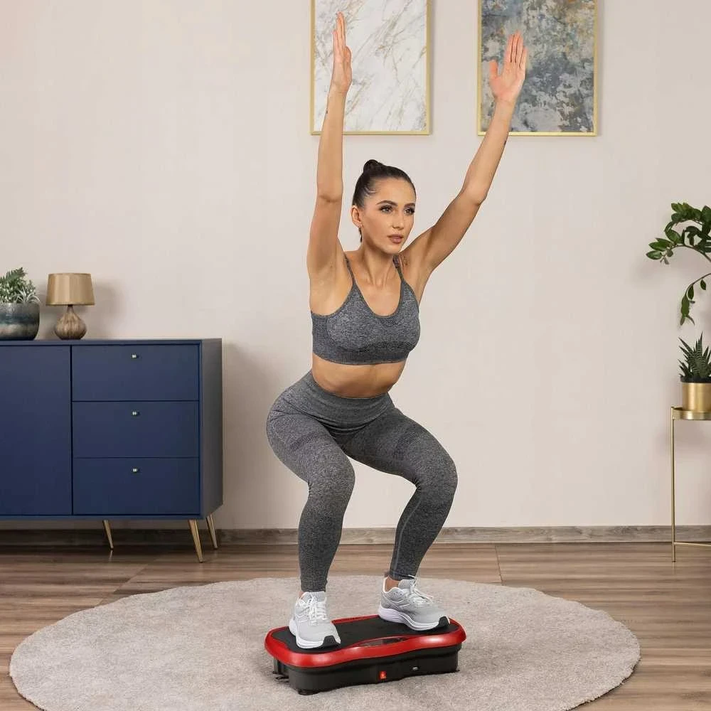 Vibruojanti platforma Gymtek Xp500, raudona
