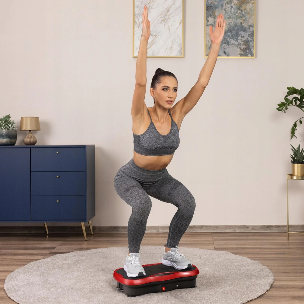 Vibruojanti platforma Gymtek Xp500, raudona